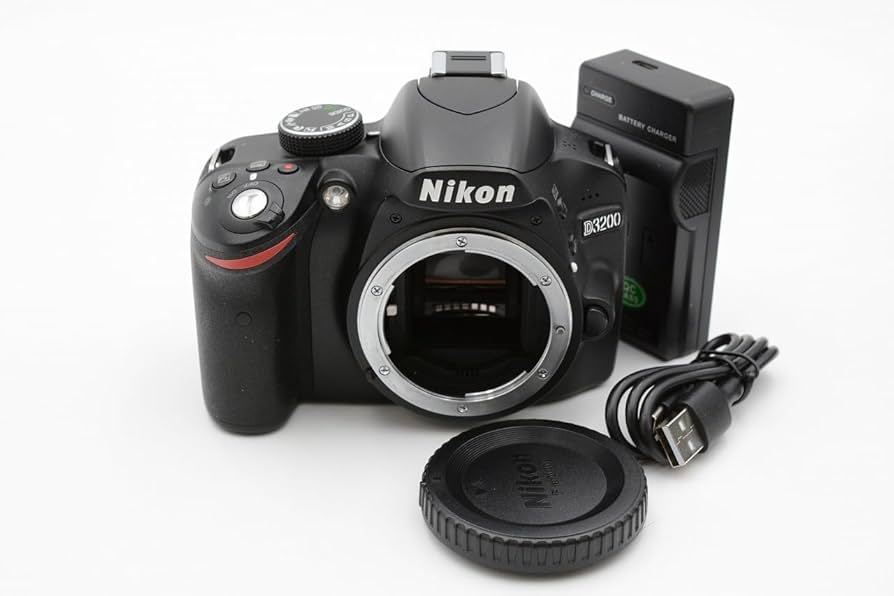 Amazon Canada: Nikon D3200 Digital SLR Camera Body (Black)